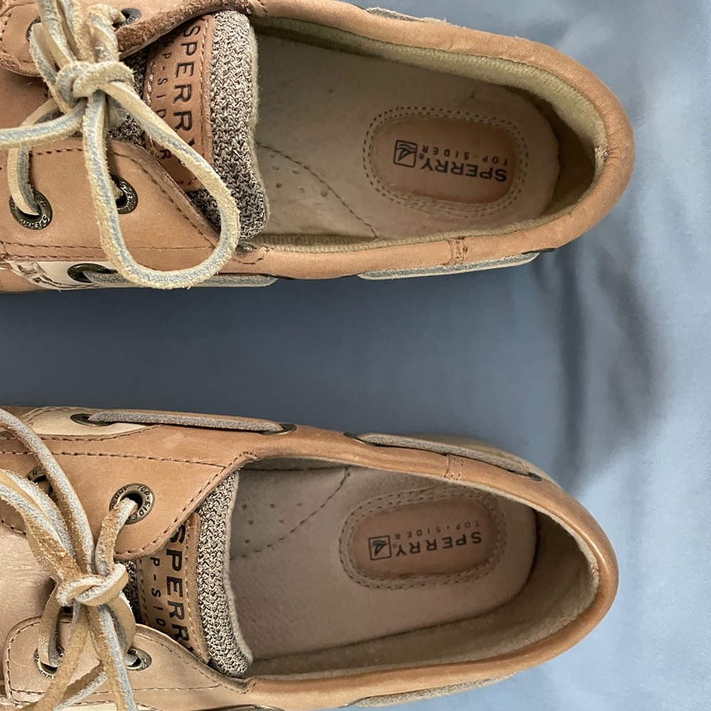 Sperry Top-Sider Tan Boat Shoes Womens - Picture 3 of 8